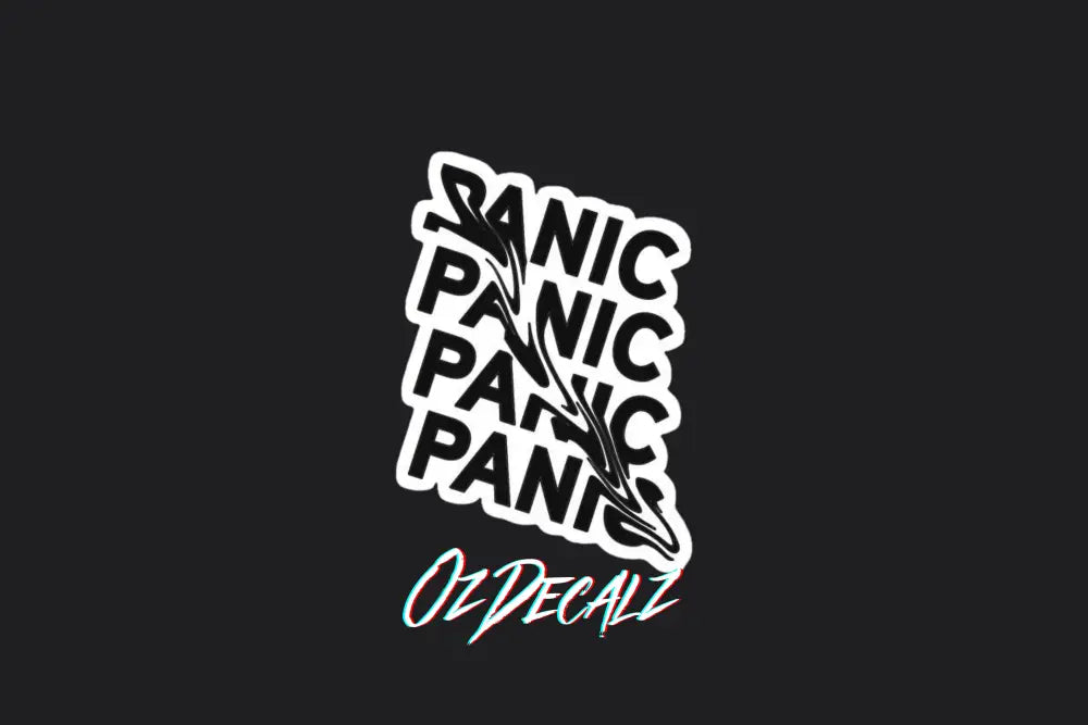 STICKER: PANIC - OzDecalz
