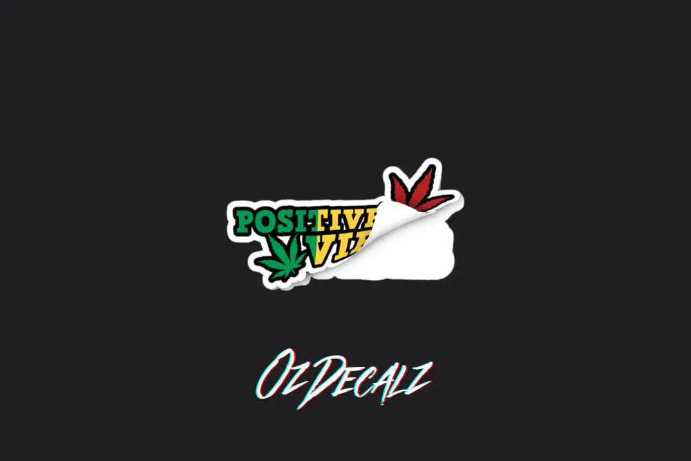 STICKER: POSITIVE VIBES - OzDecalz