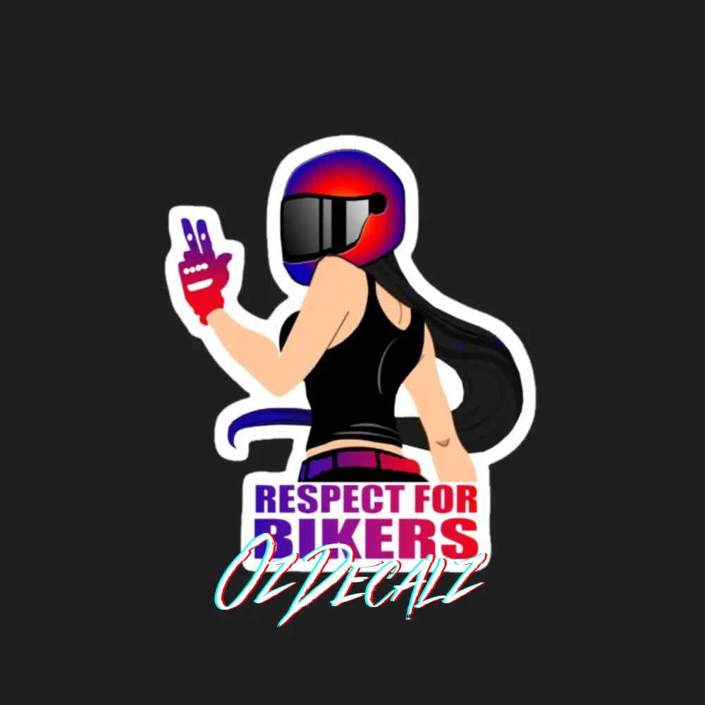 RESPECT FOR BIKERS STICKER - OZDecalz