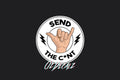 STICKER: SEND THE C*NT - OzDecalz
