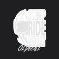STICKER: SLEEP RIDE REPEAT - OzDecalz