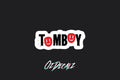 STICKER: TOMBOY - OzDecalz