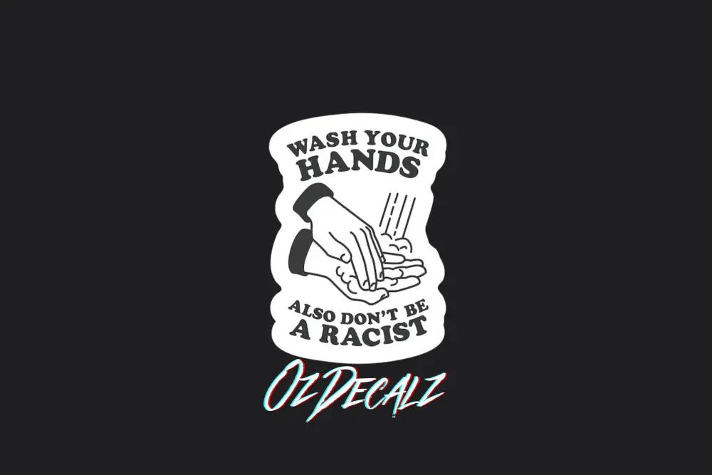 STICKER: WASH YOUR HANDS - OzDecalz