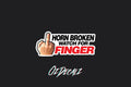 STICKER: WATCH FOR FINGER - OzDecalz