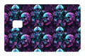 CARD WRAP: SKULLS & FLOWERS