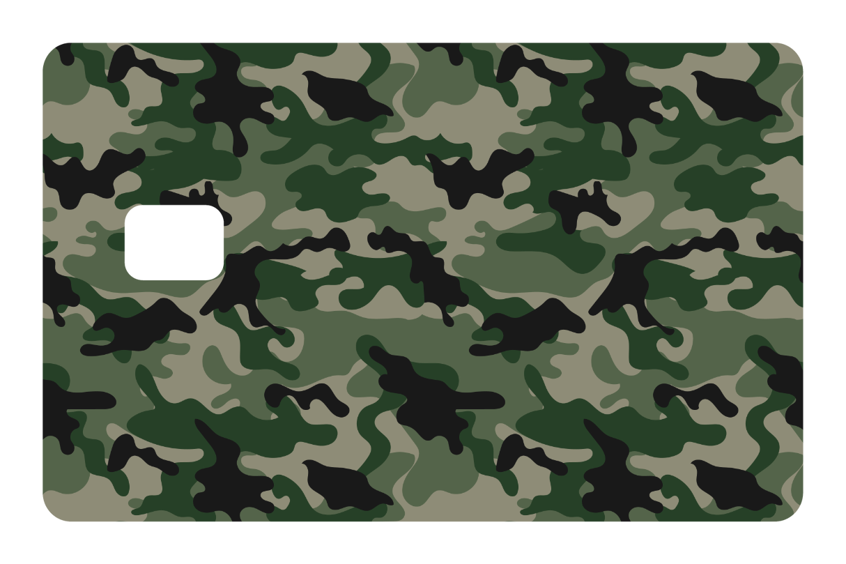 CARD WRAP: CAMO (GREEN)