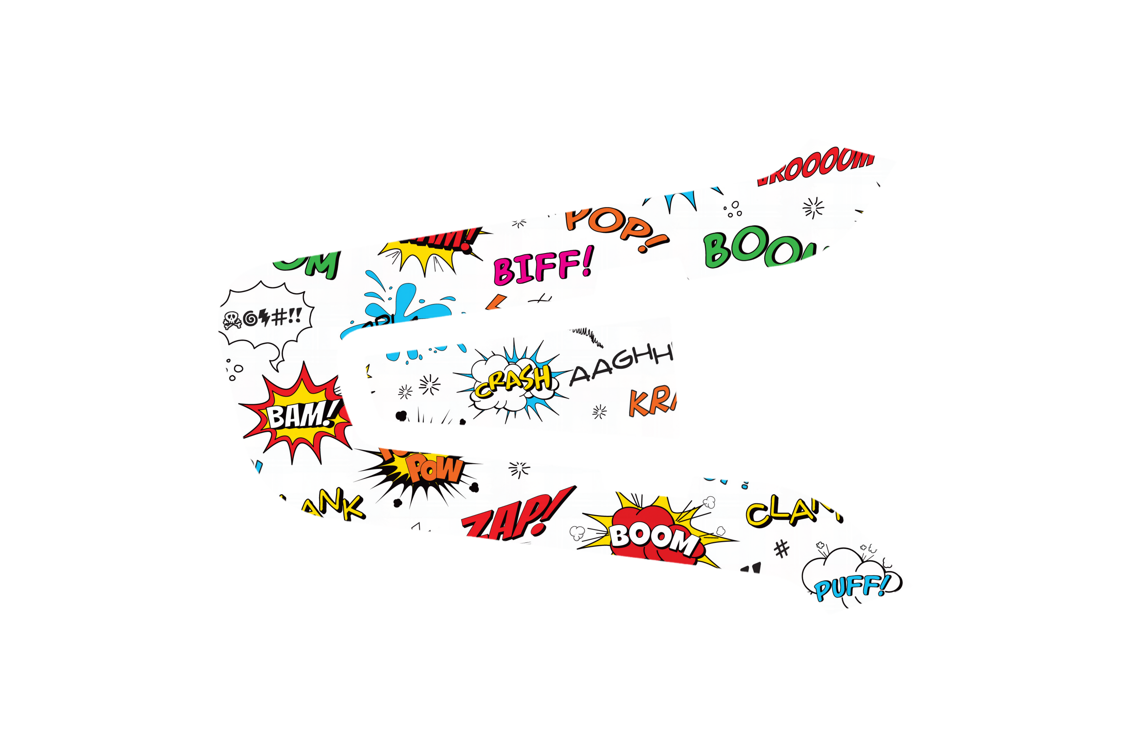 CARDO SKIN: COMIC SLANG (WHITE)