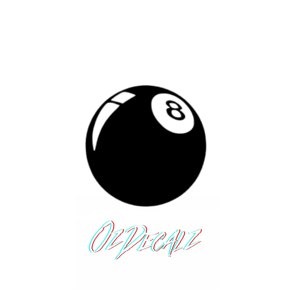 WALL ART: 8 BALL - OzDecalz