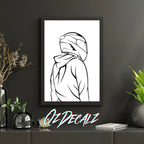 WALL ART: BIKER - OzDecalz
