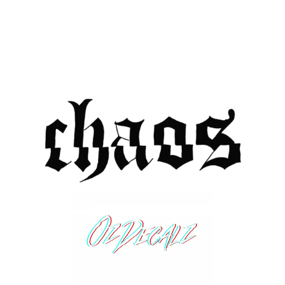 CHAOS Wall Art - OZDecalz