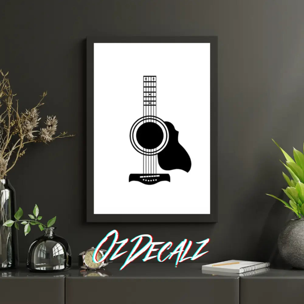 WALL ART: GUITAR - OzDecalz
