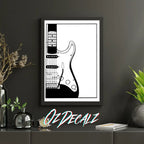 WALL ART: GUITAR - OzDecalz