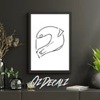 WALL ART: HELMET - OzDecalz