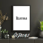 WALL ART: Karma - OzDecalz