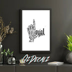 WALL ART: LOYAL - OzDecalz