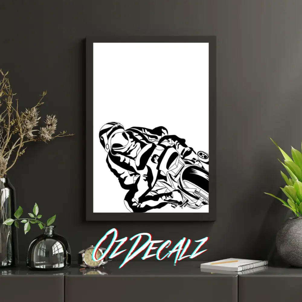 WALL ART: RACER - OzDecalz