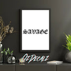 WALL ART: SAVAGE - OzDecalz