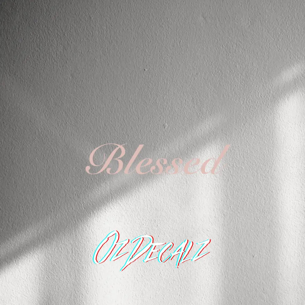 WALL STICKER: BLESSED - OzDecalz