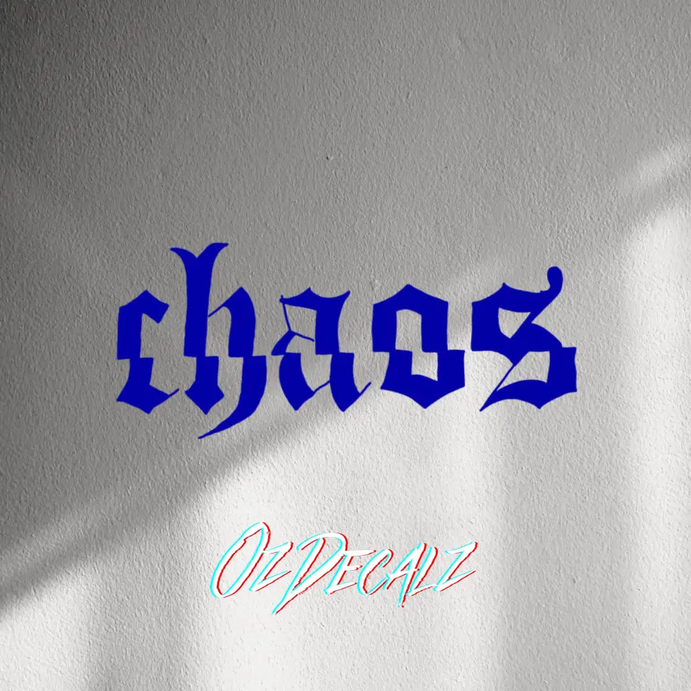 WALL STICKER: CHAOS - OzDecalz