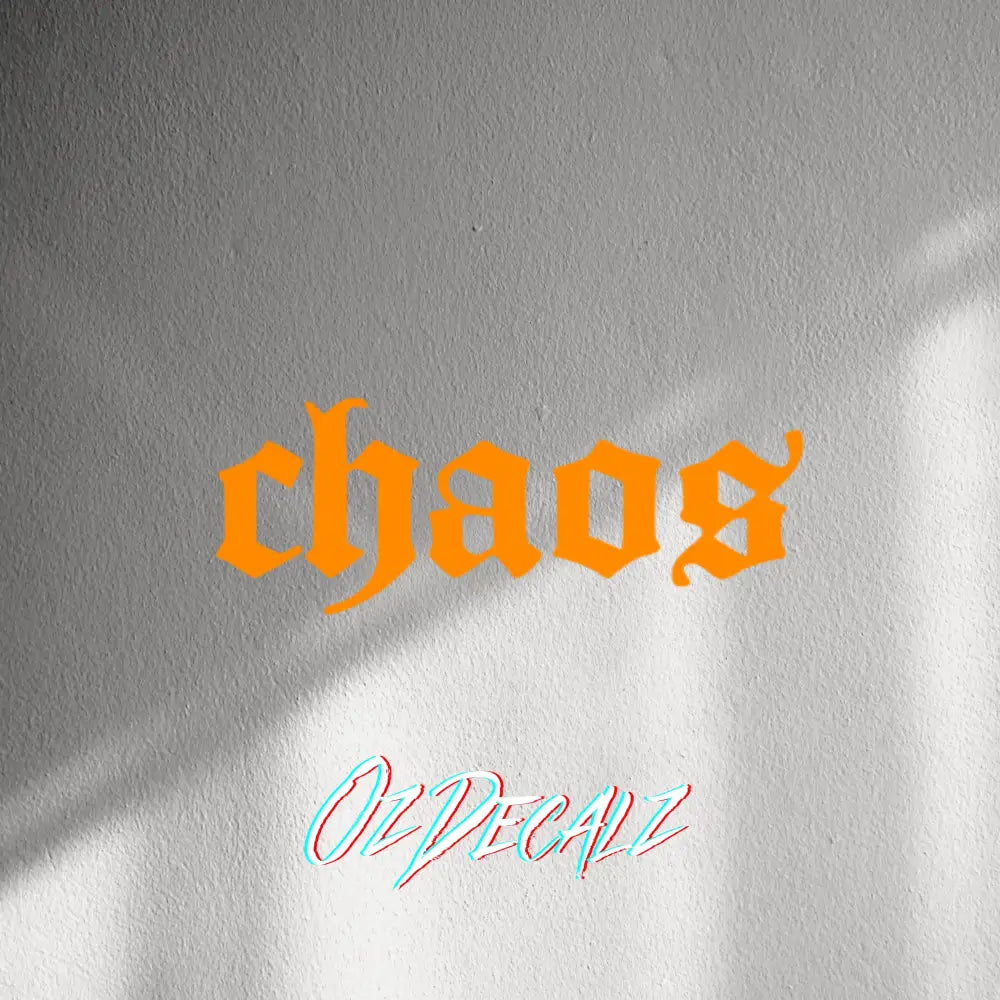 WALL STICKER: CHAOS - OzDecalz