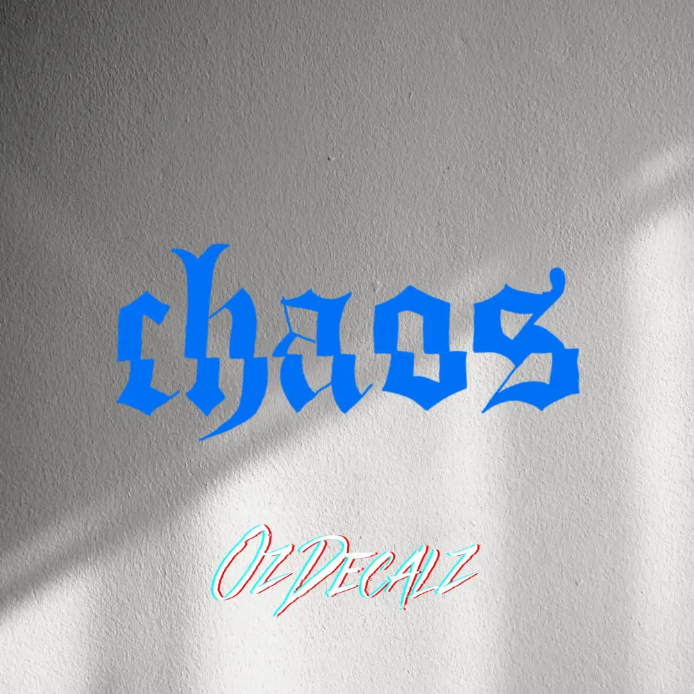WALL STICKER: CHAOS - OzDecalz