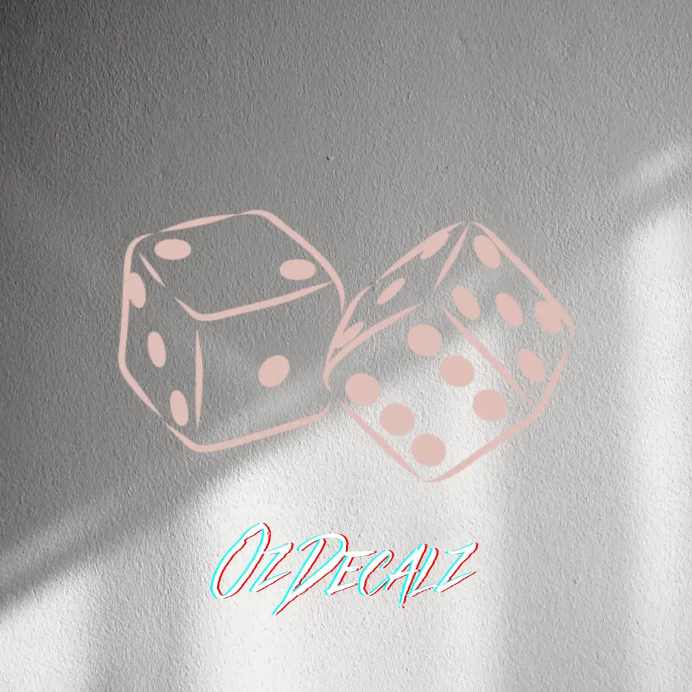 WALL STICKER: DICE - OzDecalz