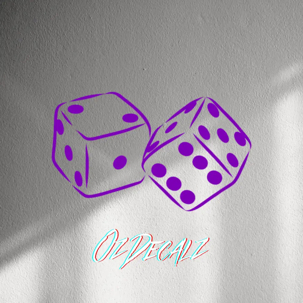 WALL STICKER: DICE