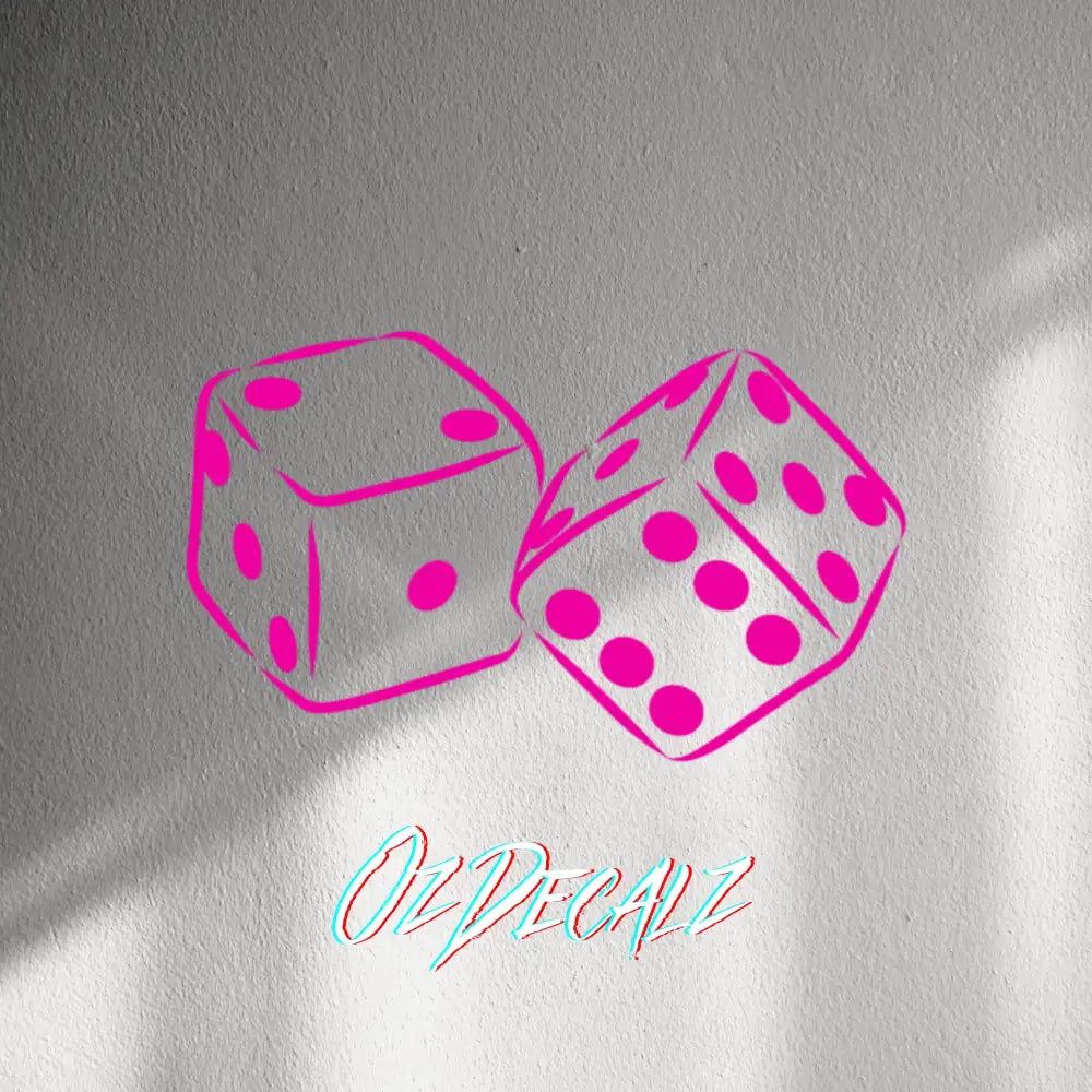 WALL STICKER: DICE - OzDecalz