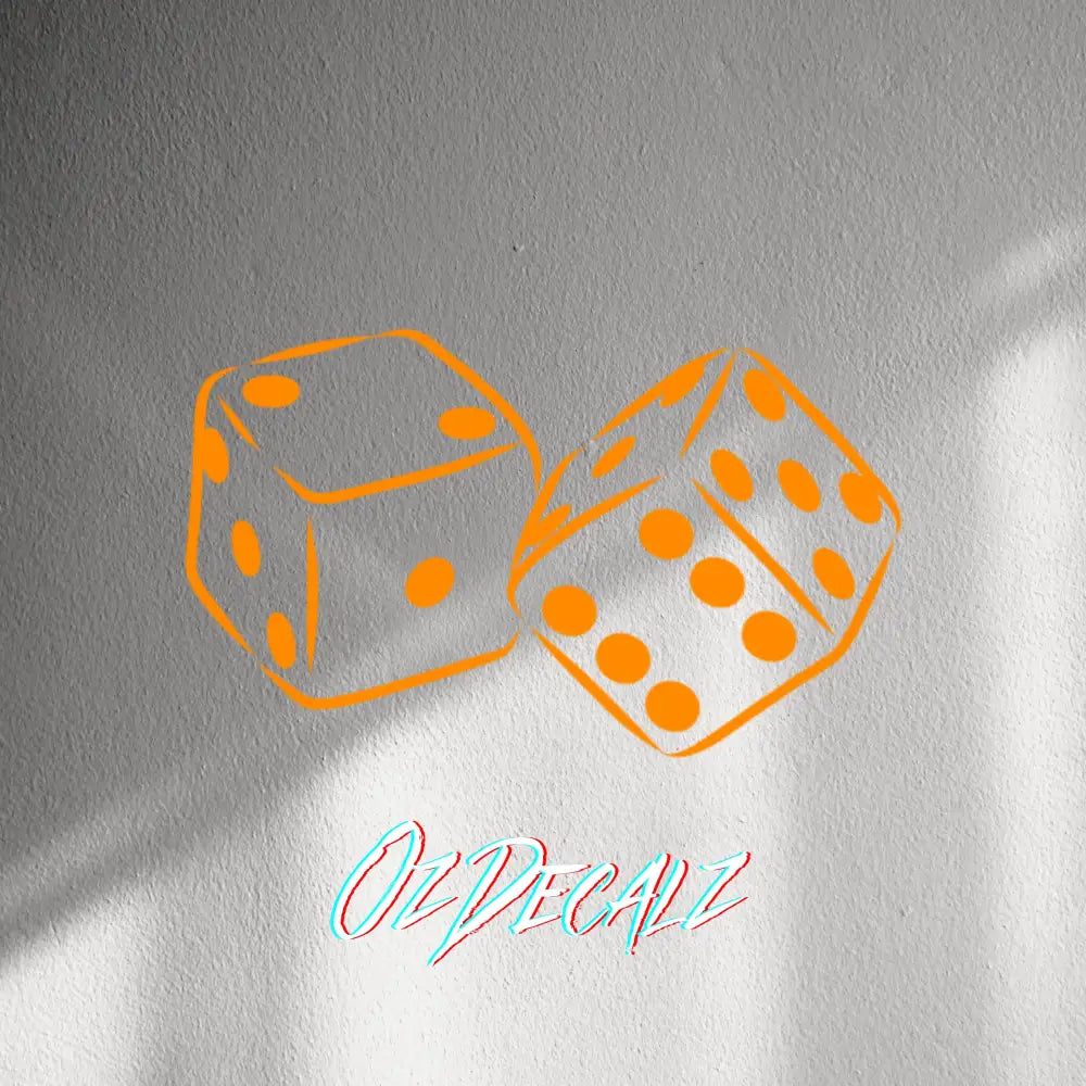 WALL STICKER: DICE - OzDecalz