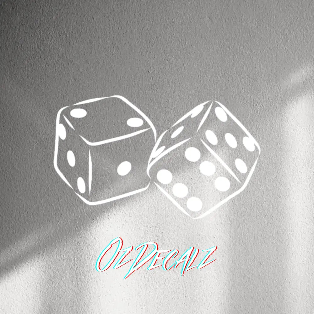 WALL STICKER: DICE - OzDecalz