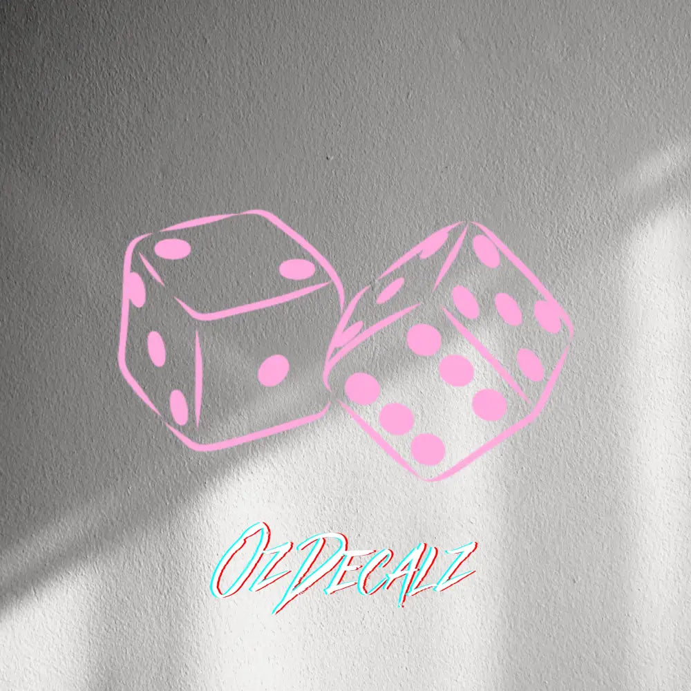 WALL STICKER: DICE