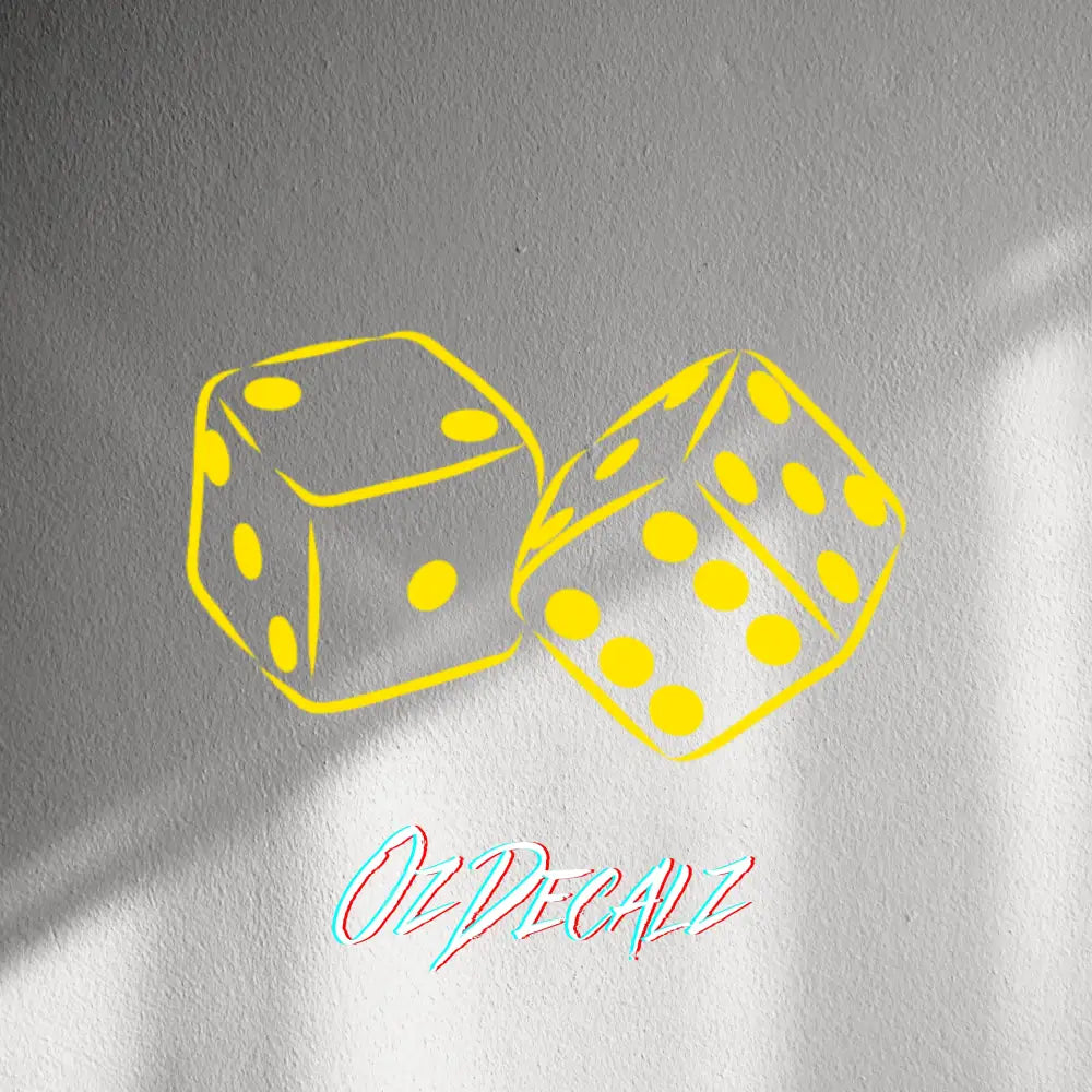 WALL STICKER: DICE