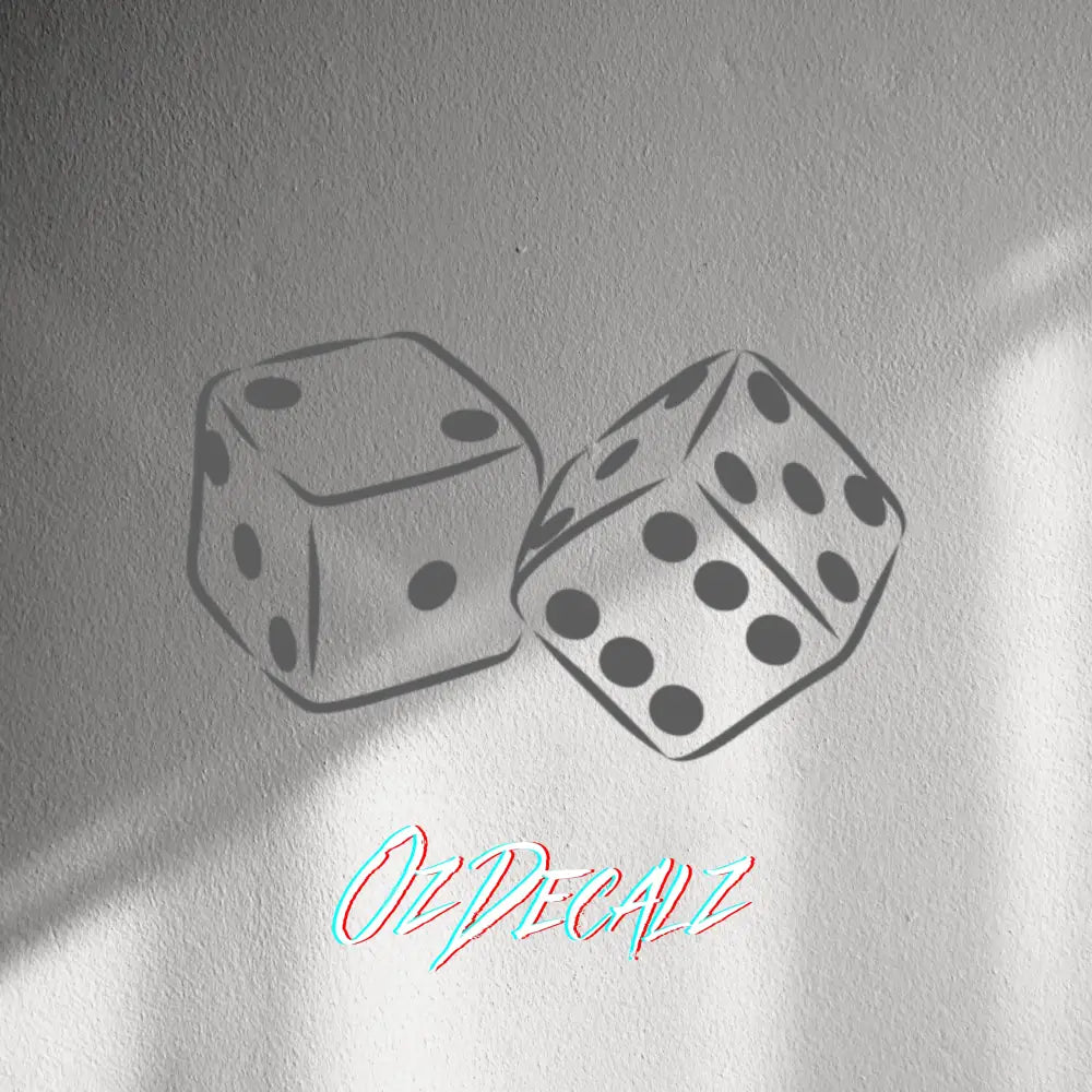 WALL STICKER: DICE - OzDecalz