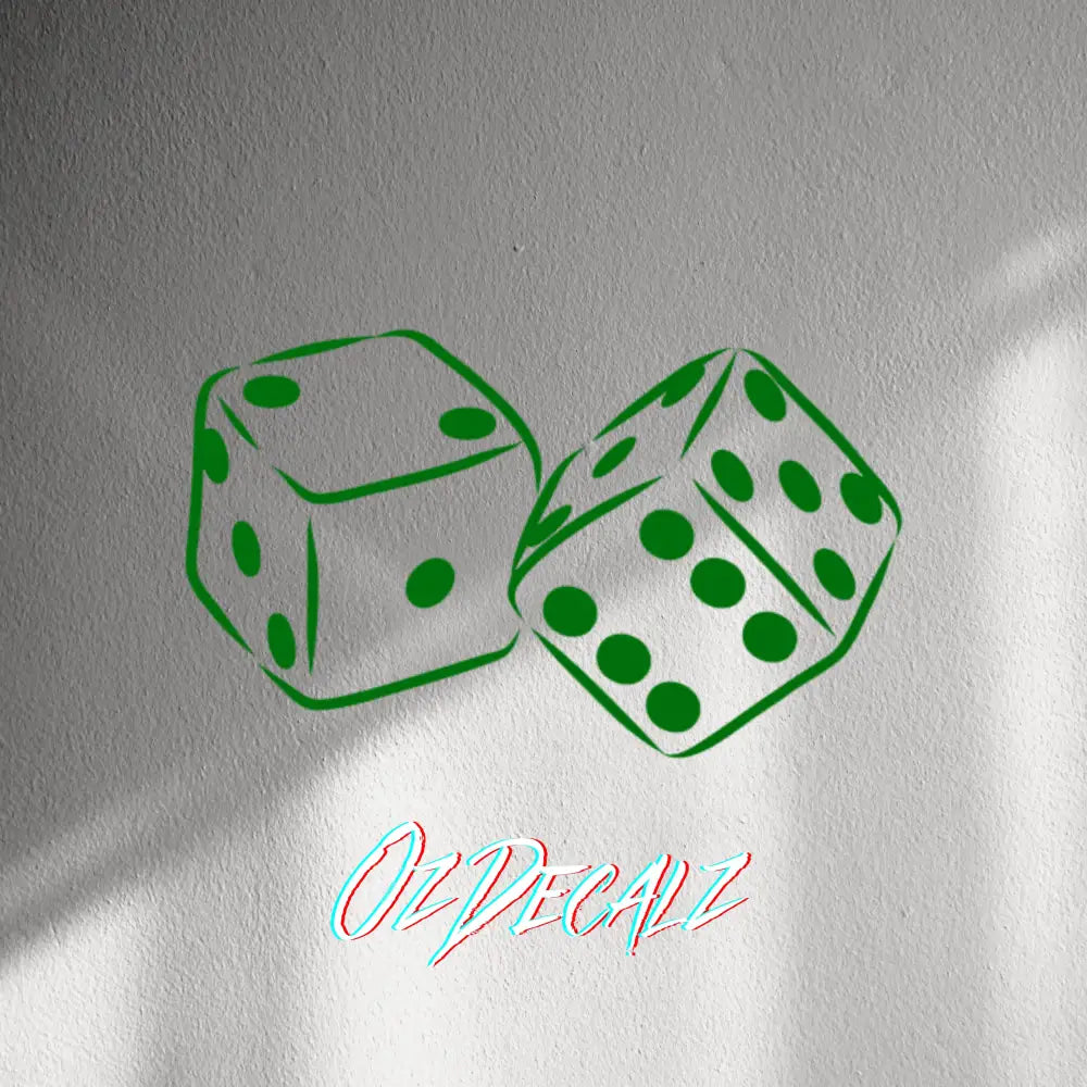 WALL STICKER: DICE