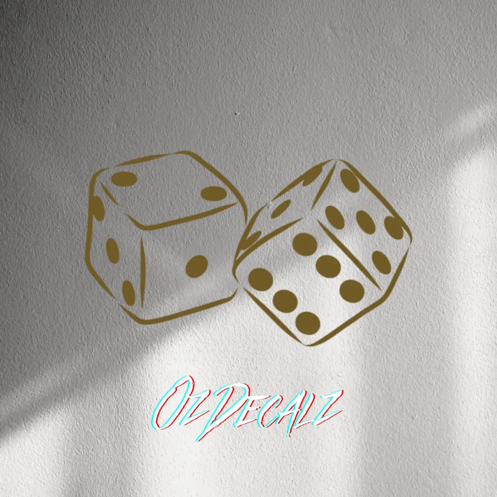WALL STICKER: DICE - OzDecalz