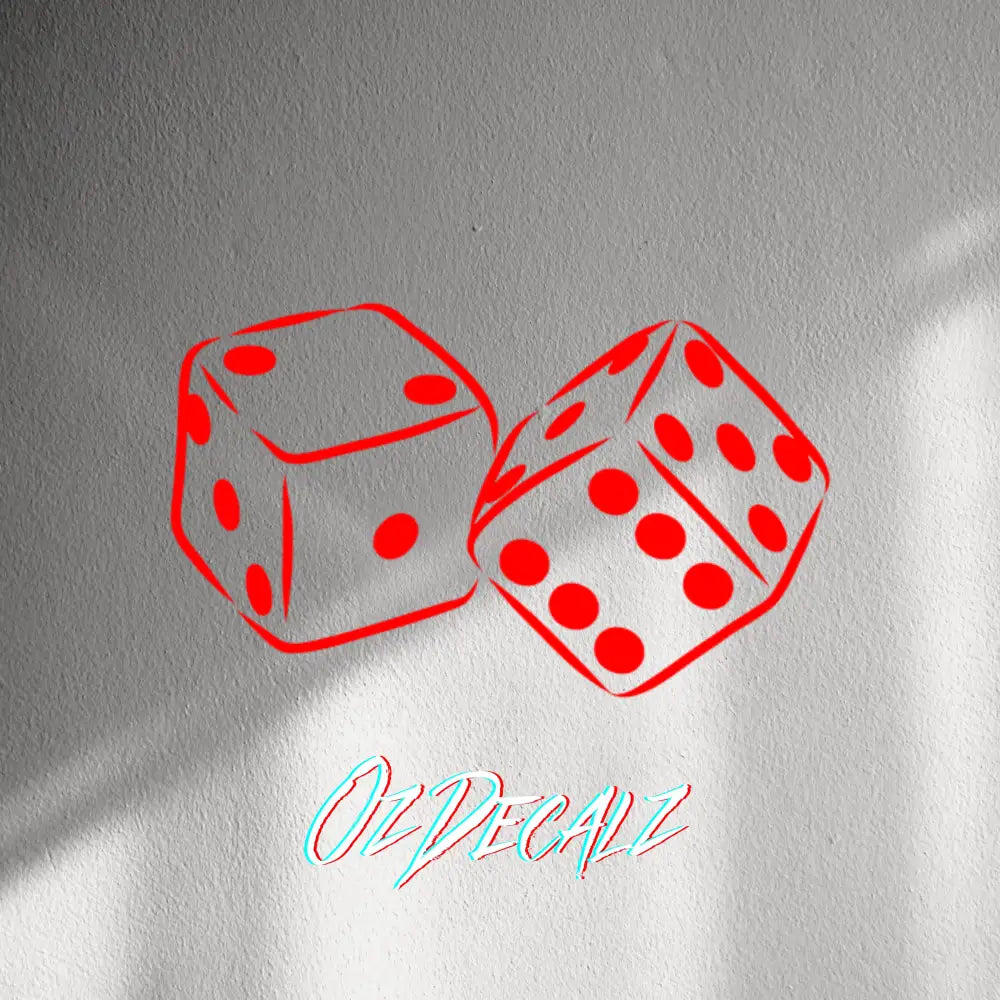 WALL STICKER: DICE