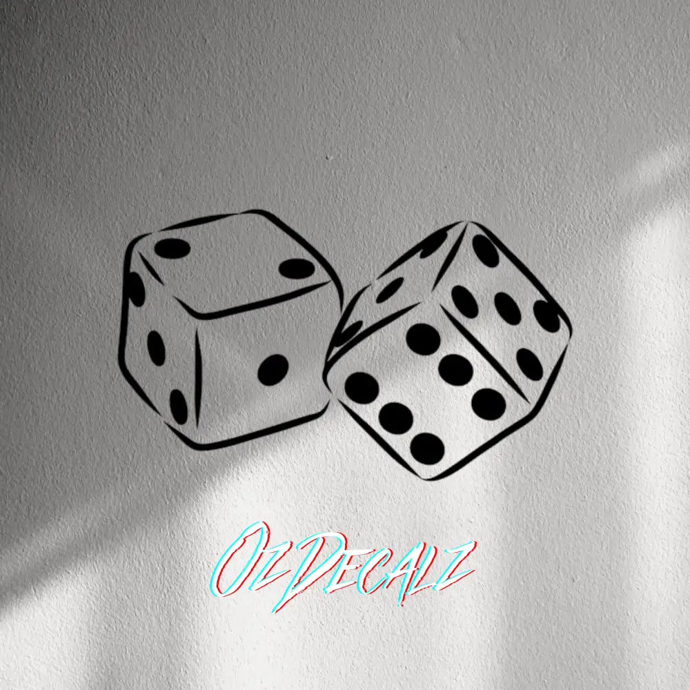 WALL STICKER: DICE - OzDecalz