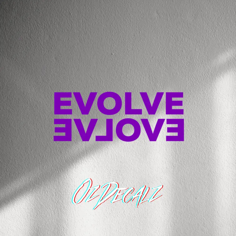 WALL STICKER: EVOLVE - OzDecalz