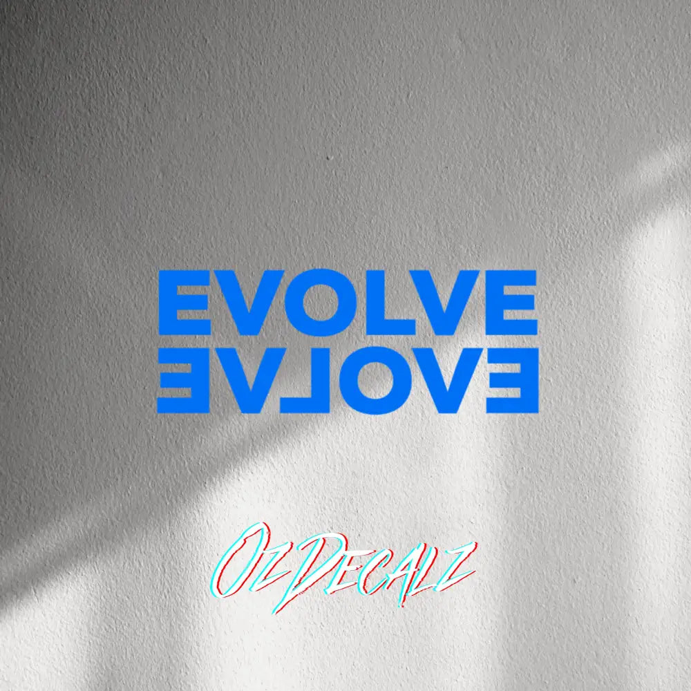 WALL STICKER: EVOLVE - OzDecalz