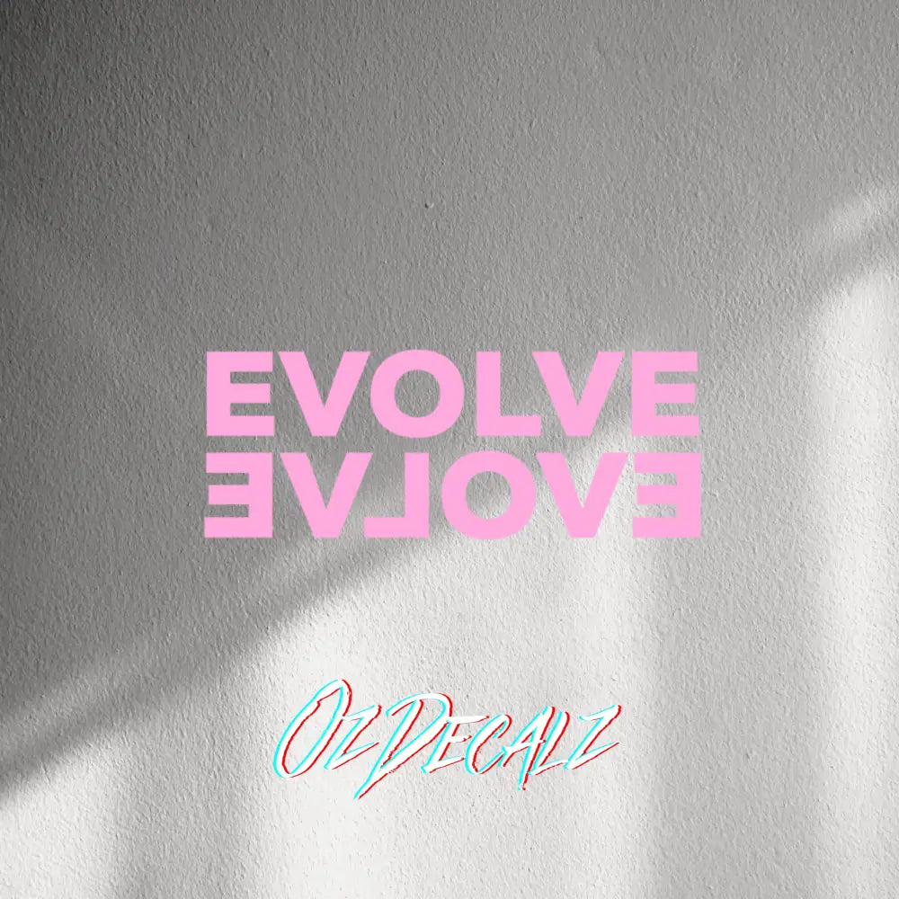 WALL STICKER: EVOLVE - OzDecalz