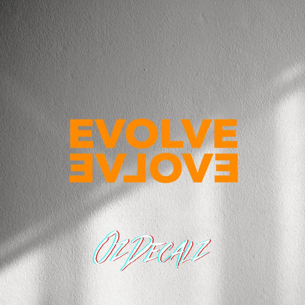 WALL STICKER: EVOLVE - OzDecalz
