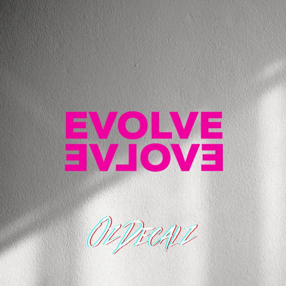 WALL STICKER: EVOLVE - OzDecalz