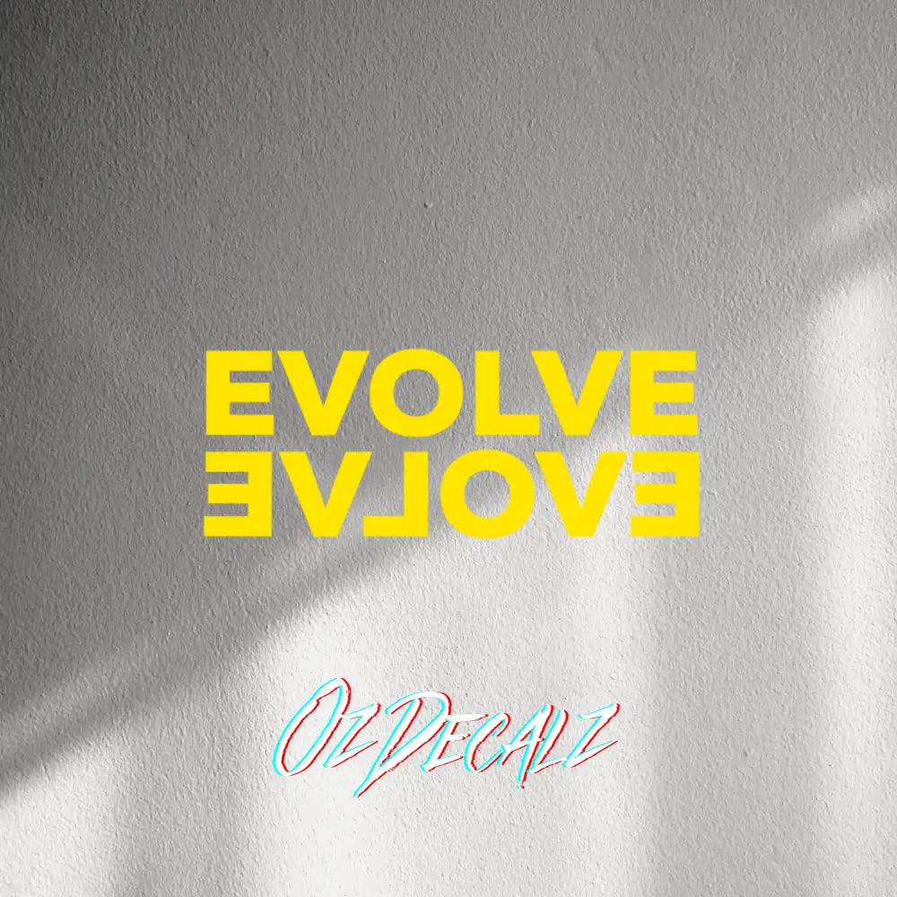 WALL STICKER: EVOLVE - OzDecalz