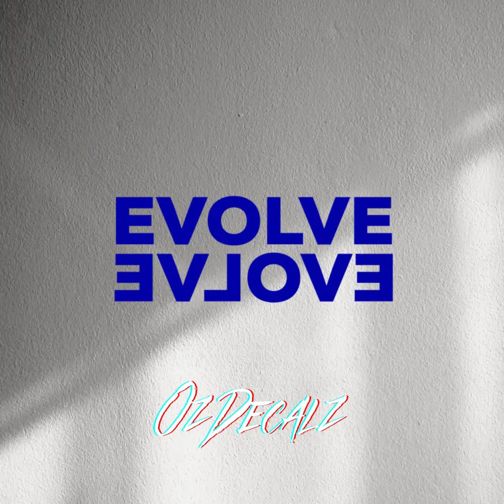 WALL STICKER: EVOLVE - OzDecalz