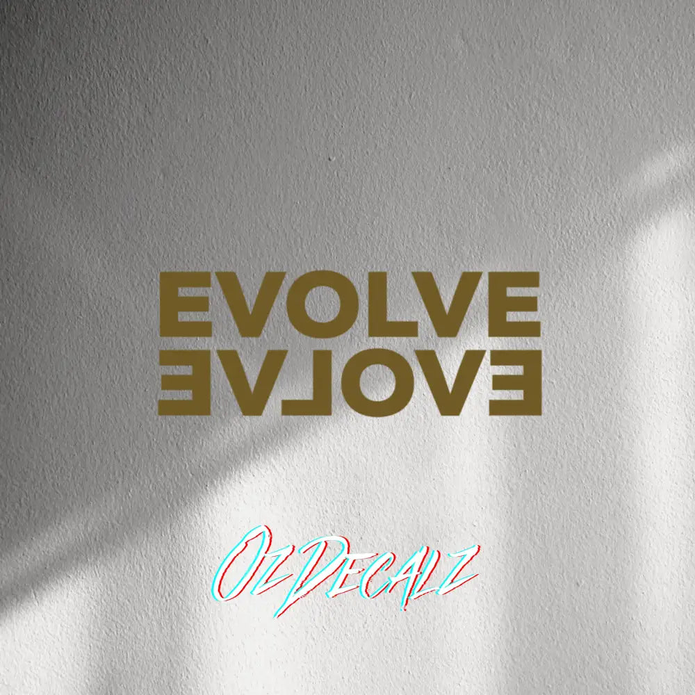WALL STICKER: EVOLVE - OzDecalz