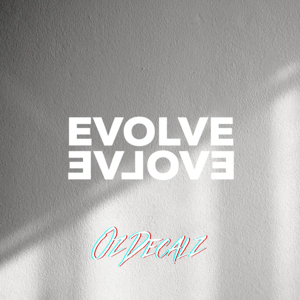 WALL STICKER: EVOLVE - OzDecalz