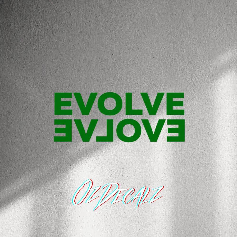 WALL STICKER: EVOLVE - OzDecalz