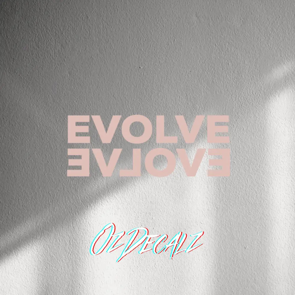 WALL STICKER: EVOLVE - OzDecalz