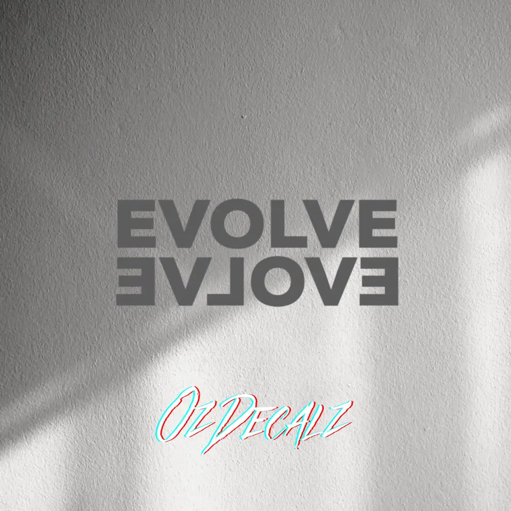 WALL STICKER: EVOLVE - OzDecalz