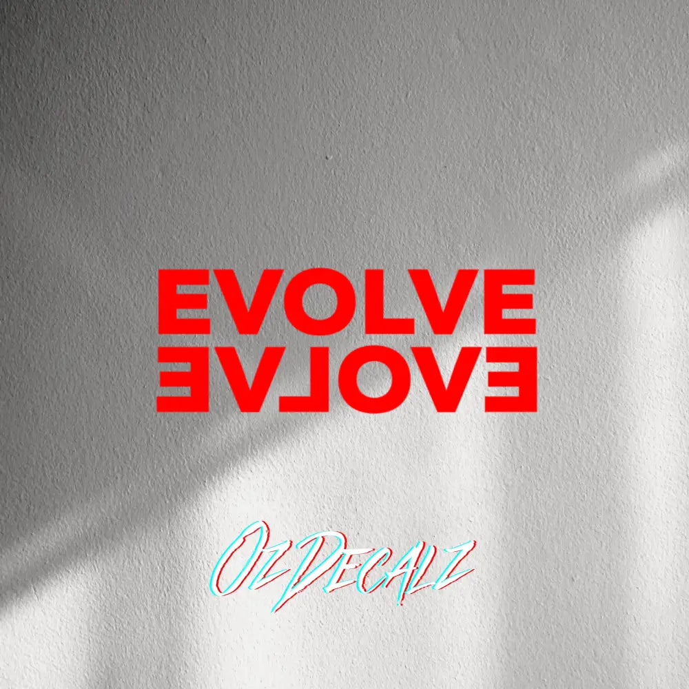 WALL STICKER: EVOLVE - OzDecalz